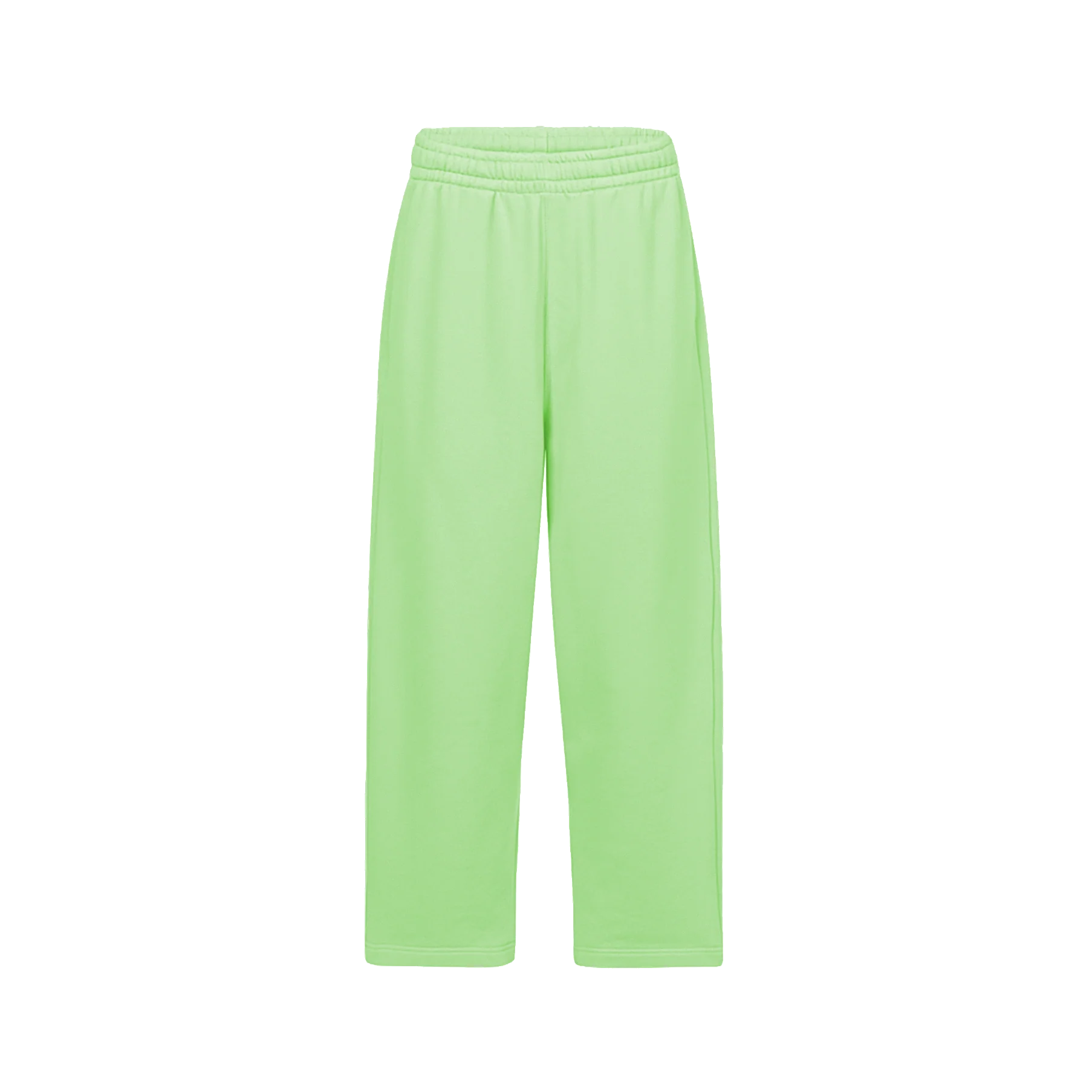 13-0220 TCX Paradise Green Straight-Leg Relaxed Sweatpants.
