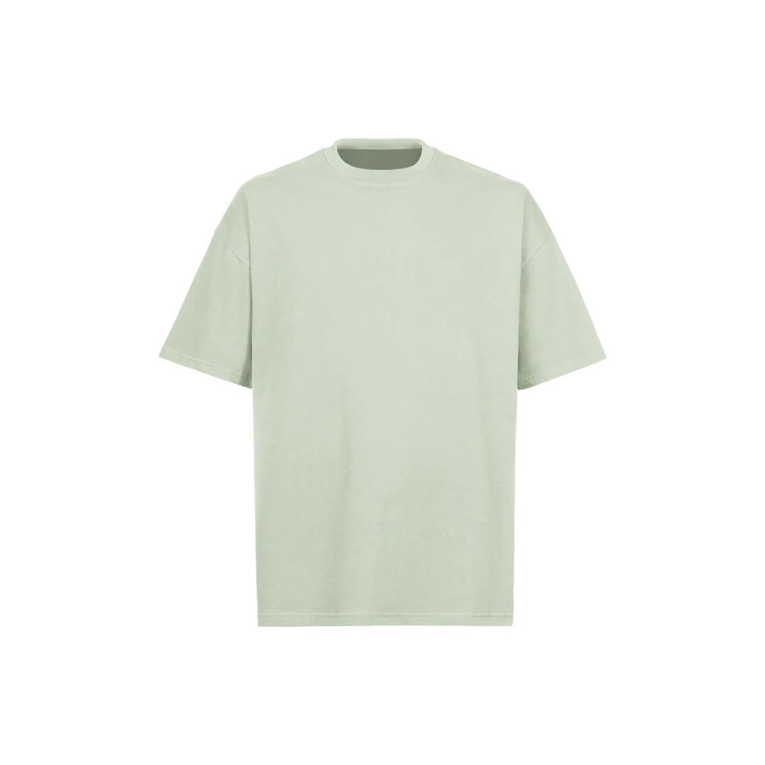 14-0114 TCX Vintage Celadon Green Oversized Tee.