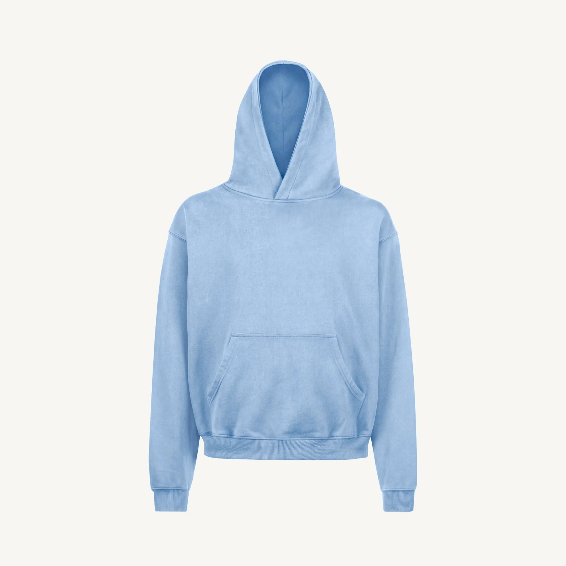 14-4130 TCX Vintage Blue Frost Oversized Hoodie.