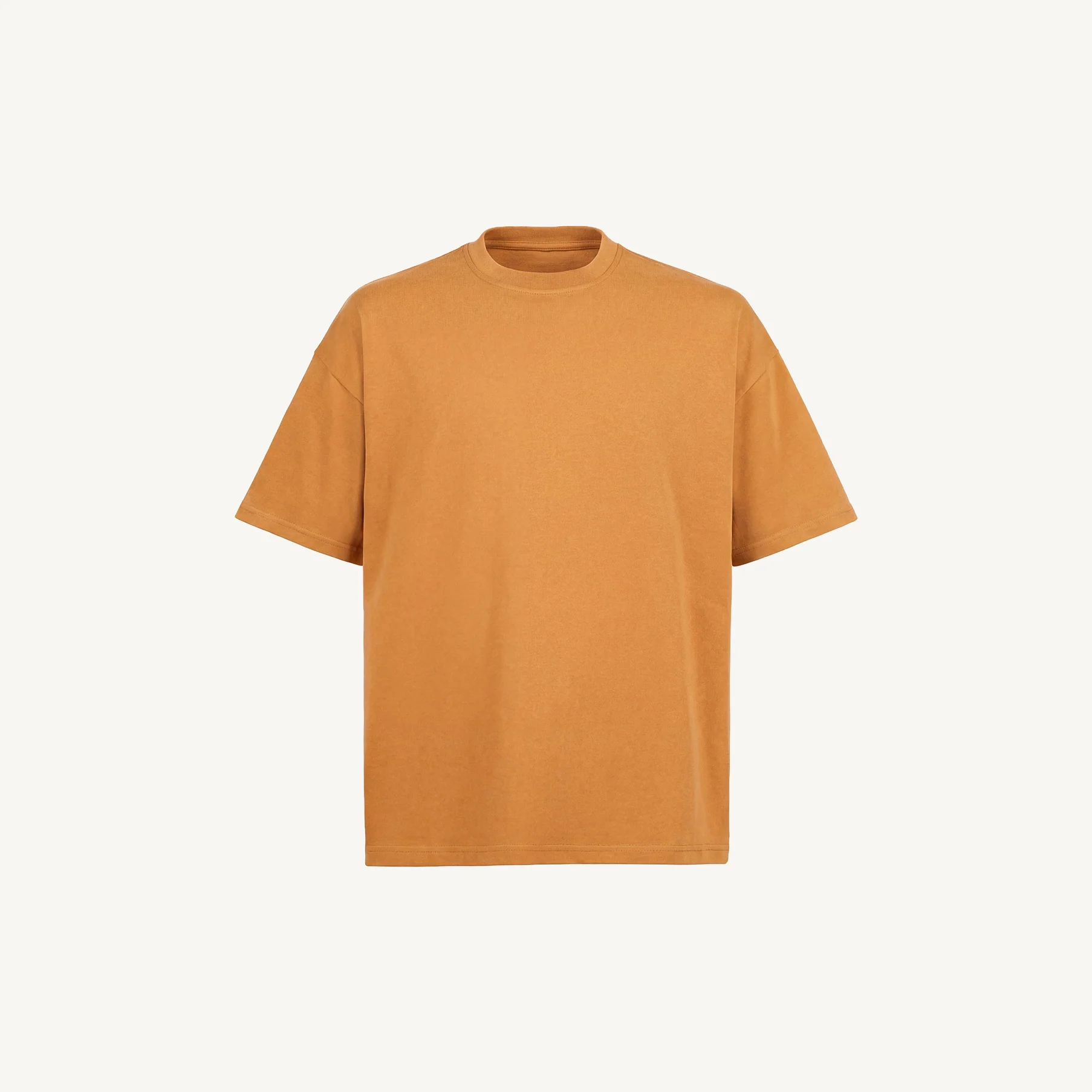 15-1147 TCX Butterscotch Oversized Boxy Tee.