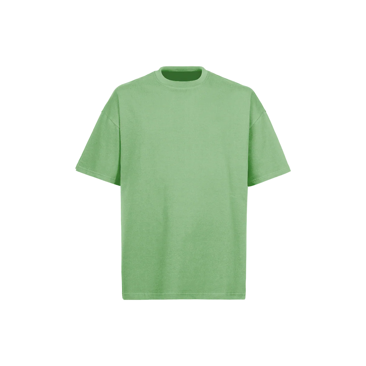 15-6317 TCX Quiet Green Oversized Tee.