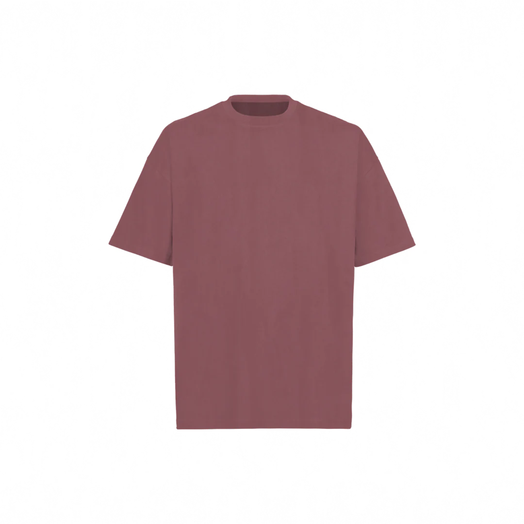 18-1613 TCX Vintage Renaissance Rose Oversized Tee.
