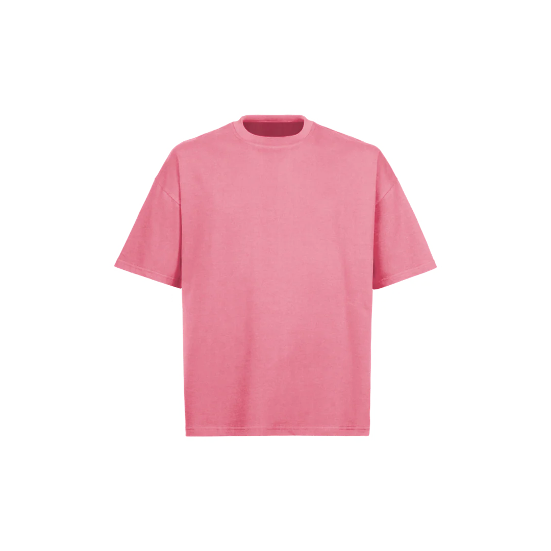 18-1755 TCX Vintage Rouge Red Oversized Boxy Tee.