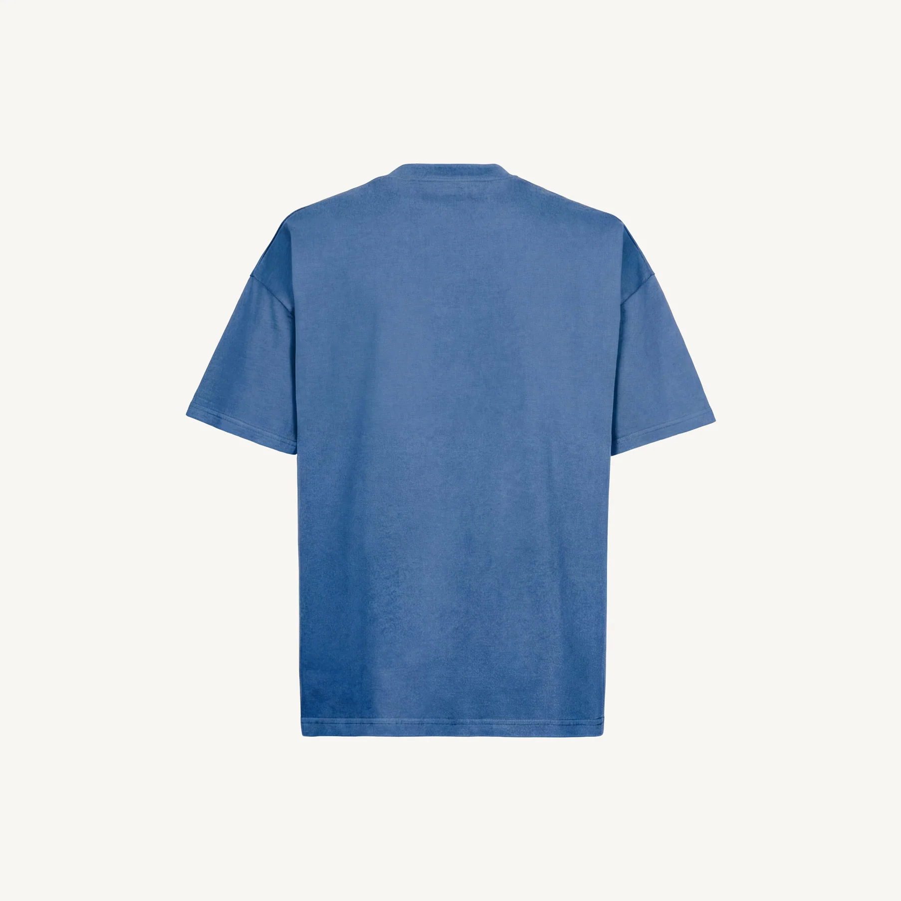 18-4051 TCX Vintage Strong Blue Oversized Tee. - Image 2