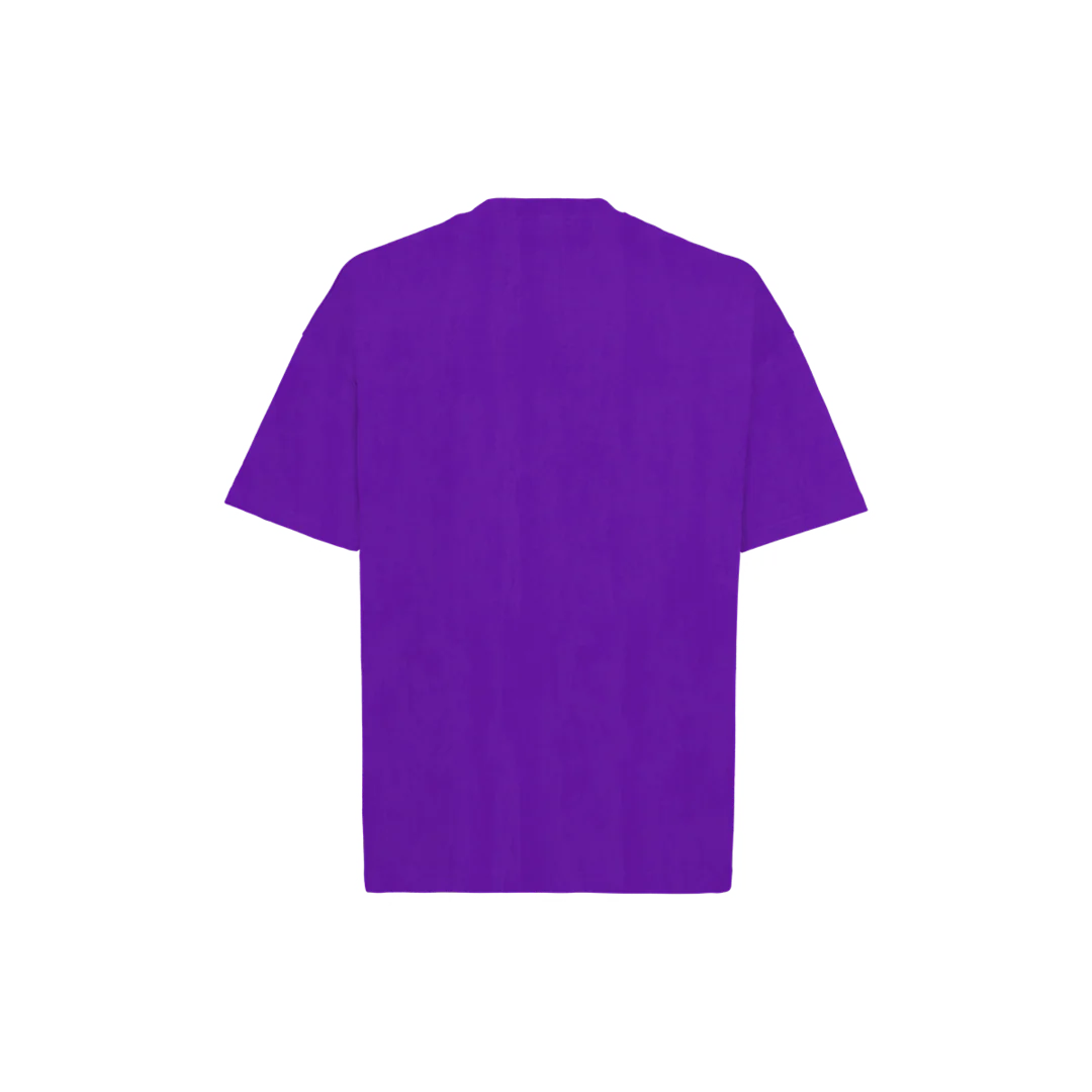 19-3642 TCX Vintage Royal Purple Oversized Tee. - Image 2