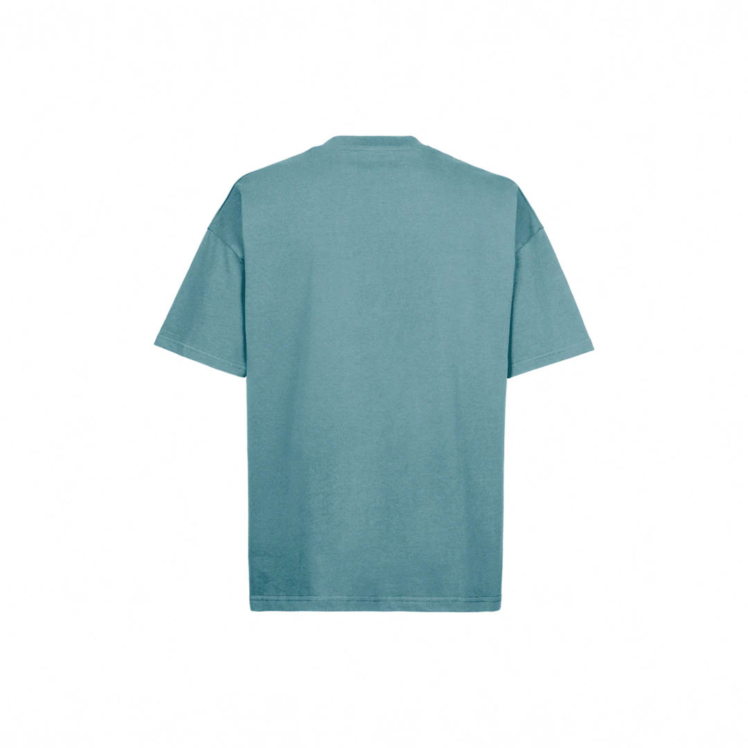 19-4234 TCX Vintage Ink Blue Oversized Tee. - Image 2