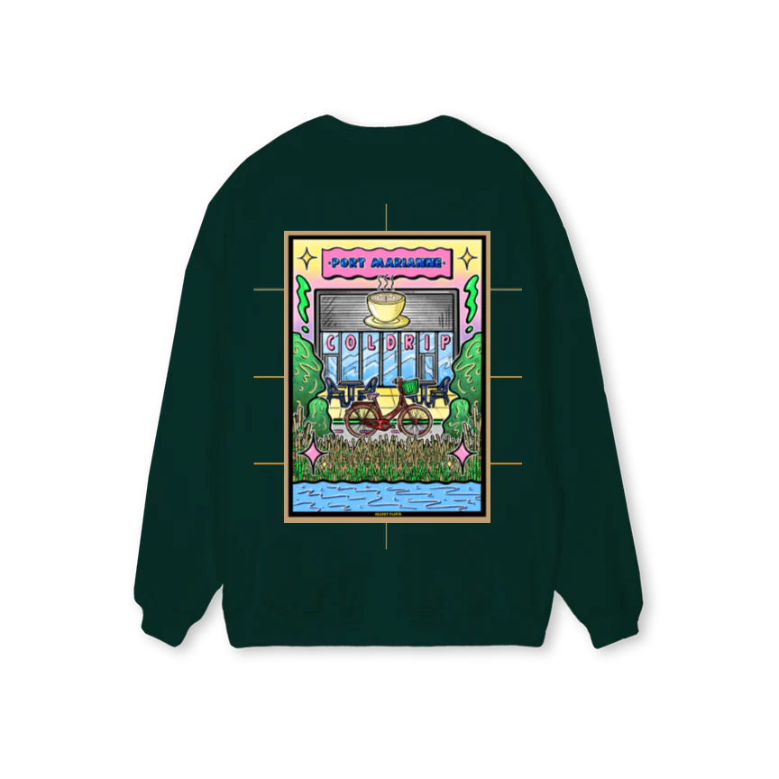 ABDOU Wild Green Regular Crewneck Sweater. - Image 2