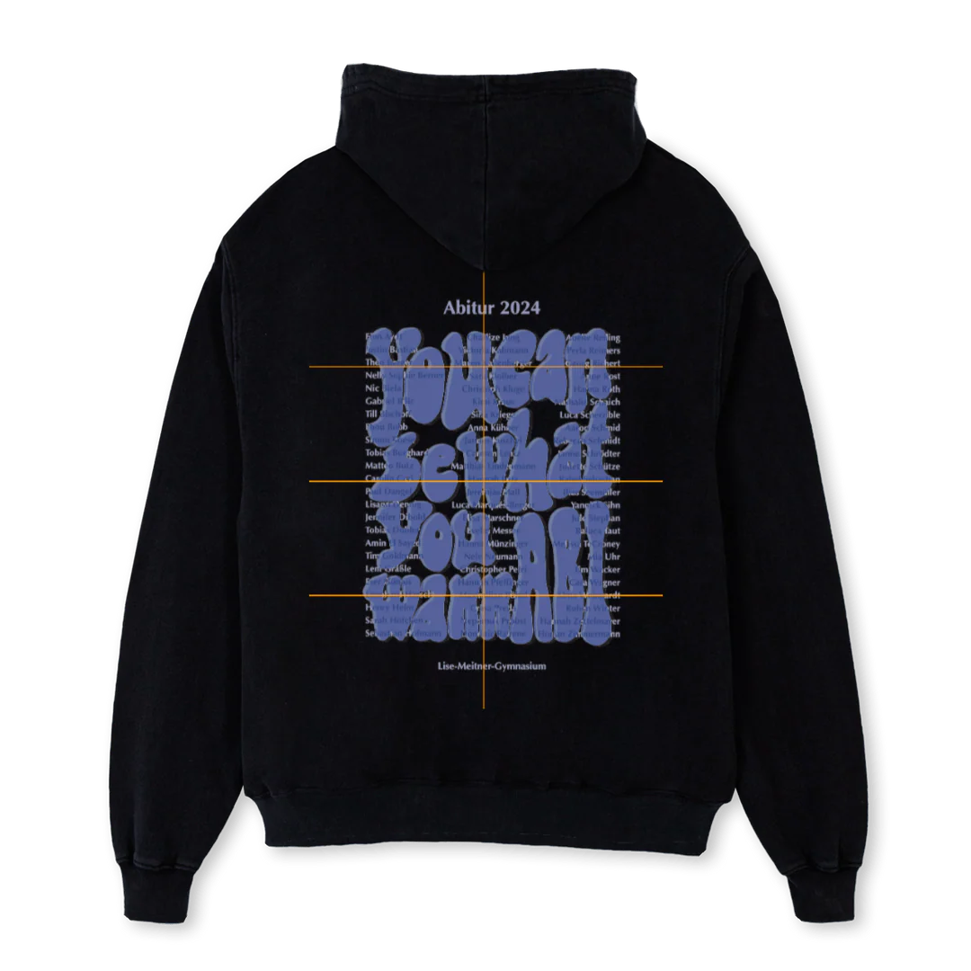 ABIPULLI Black Oversized Hoodie. - Image 2