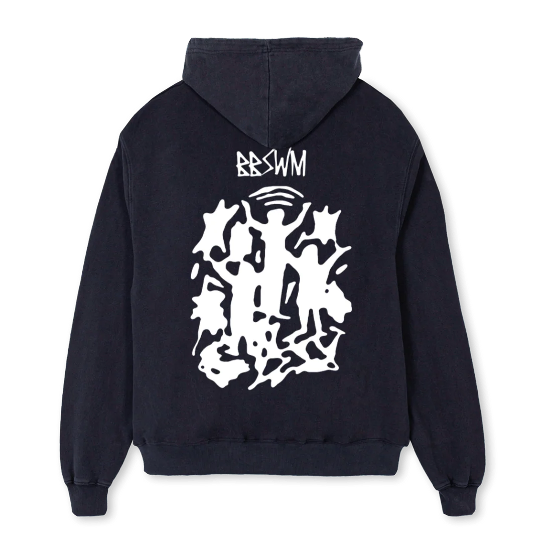 ABIPULLIS Vintage Black Oversized Hoodie. - Image 2