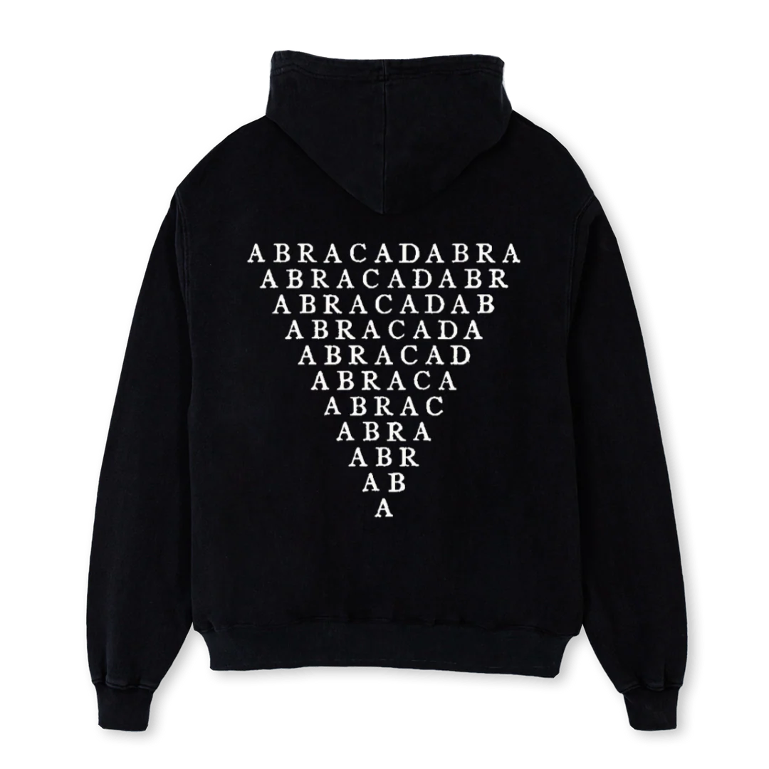 ABRA Black Oversized Hoodie. - Image 2