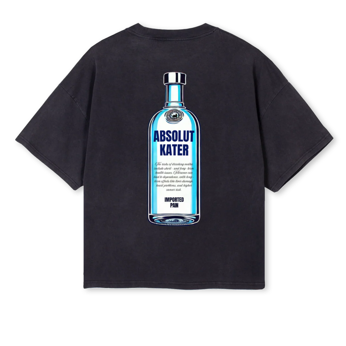 ABSOLUTKATERR Vintage Black Oversized Boxy Tee. - Image 2