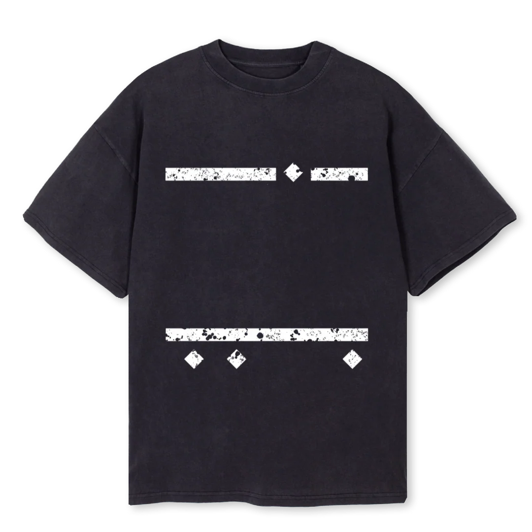 ACIDARAB Vintage Black Oversized Tee.