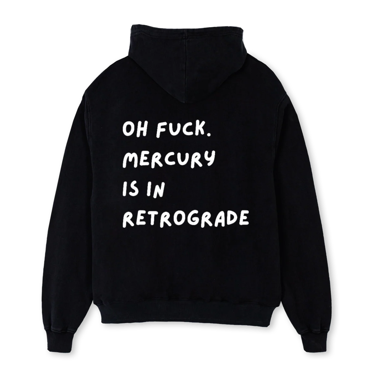 ACSEVEN Black Oversized Hoodie. - Image 2