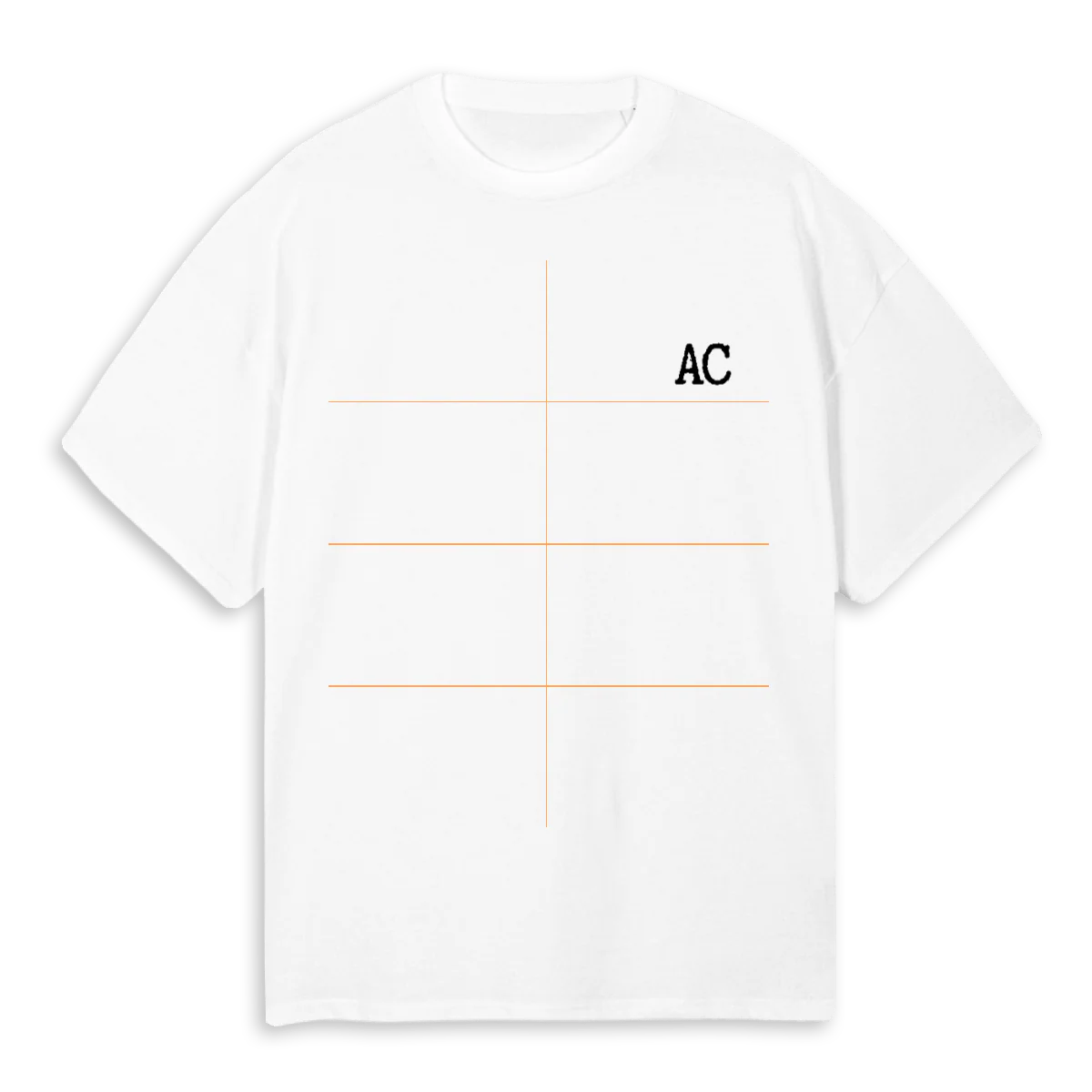 ACTWO White Oversized Tee.