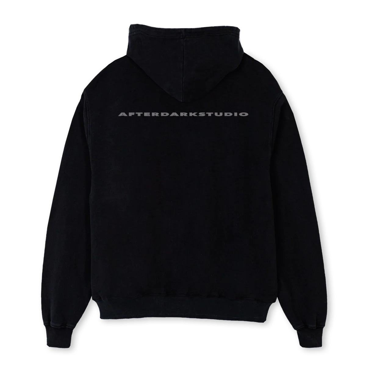 ADS TYPOHOODIE Black Oversized Hoodie. - Image 2