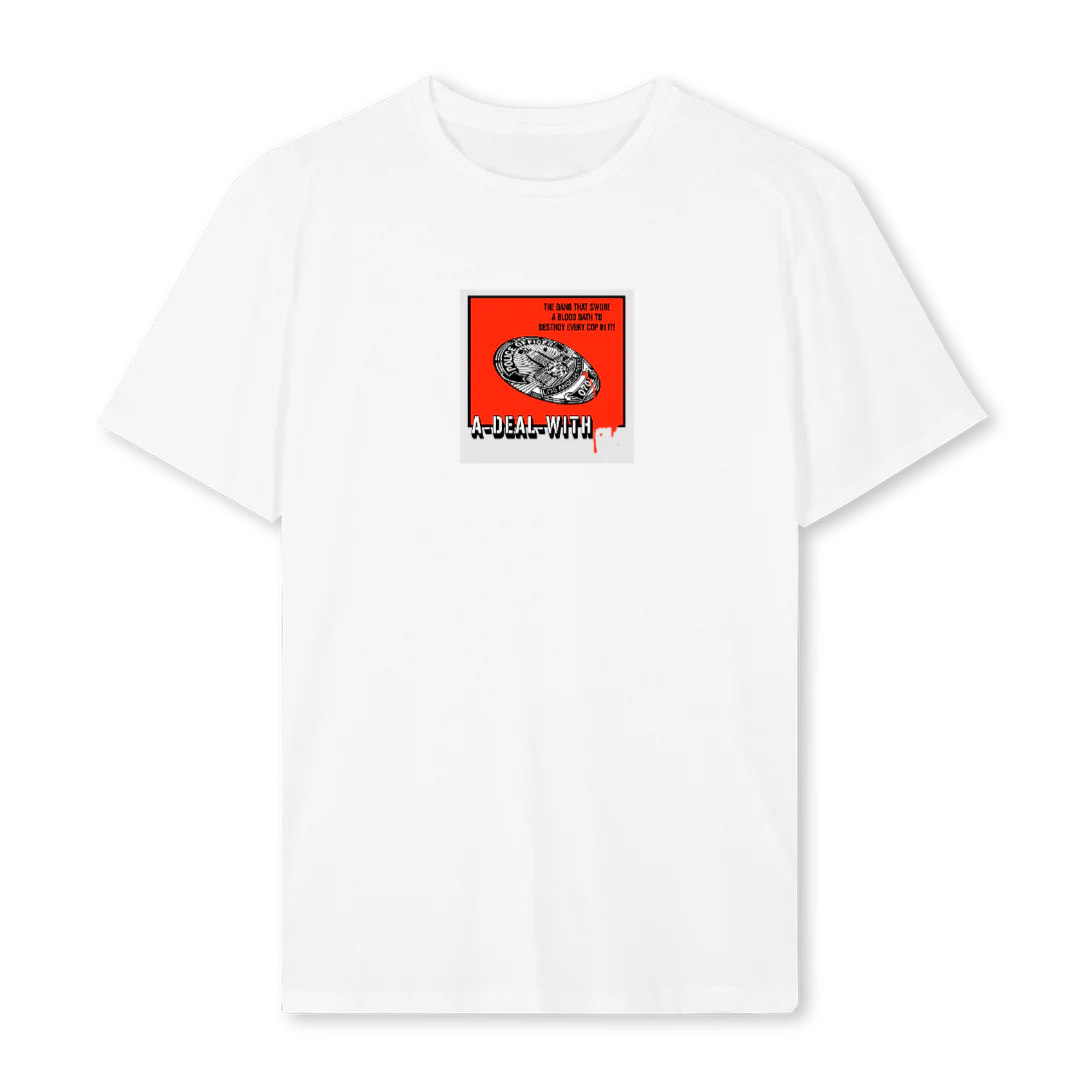ADWASSLTPLRD White Regular Tee.