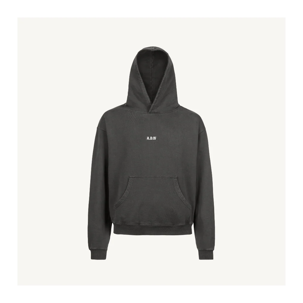ADWESSENTIALSVB Vintage Black Oversized Hoodie.