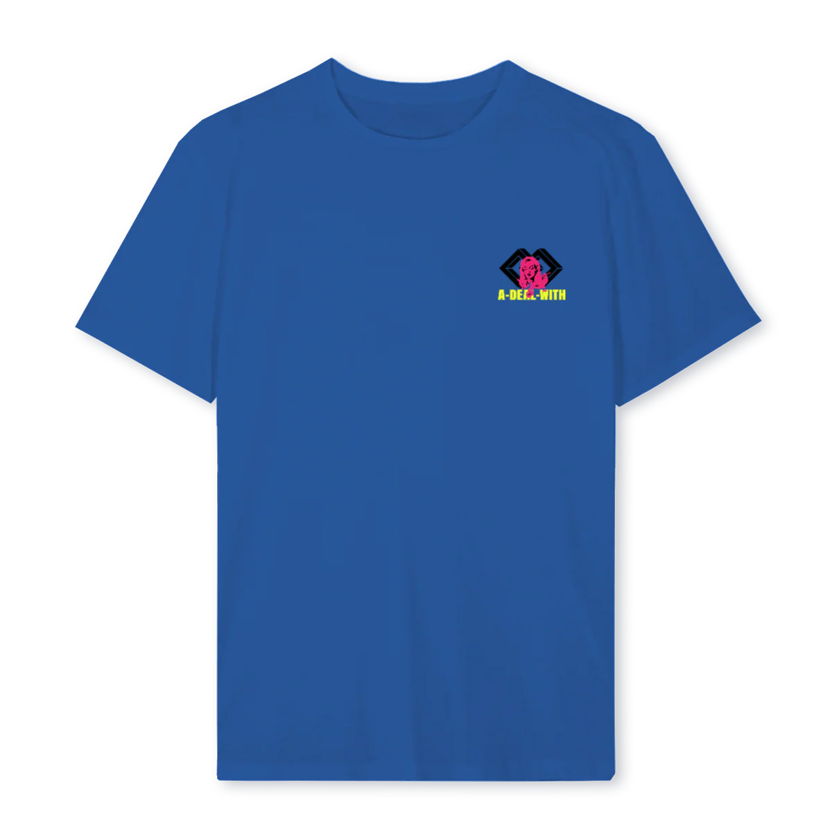 ADWPALMERNEONPNK_2 Cobalt Blue Regular Tee.