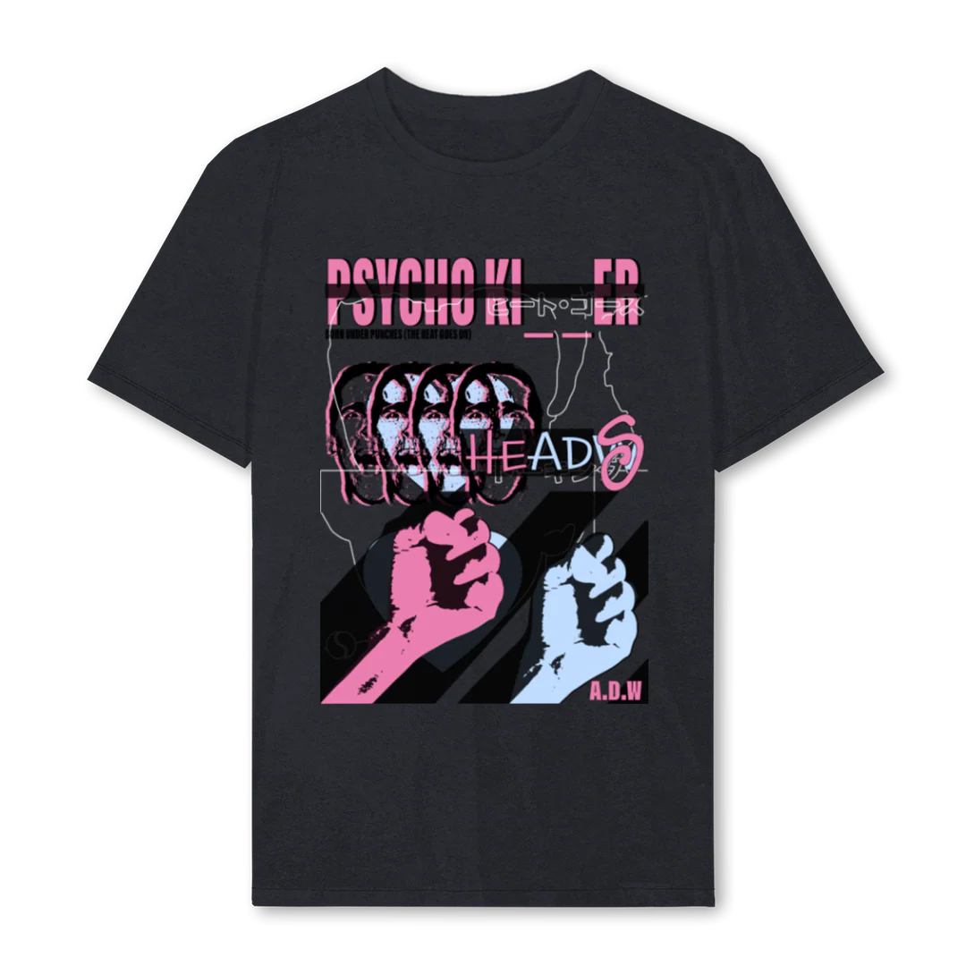 ADWPSYCHOKILLA_VB Vintage Black Regular Tee.