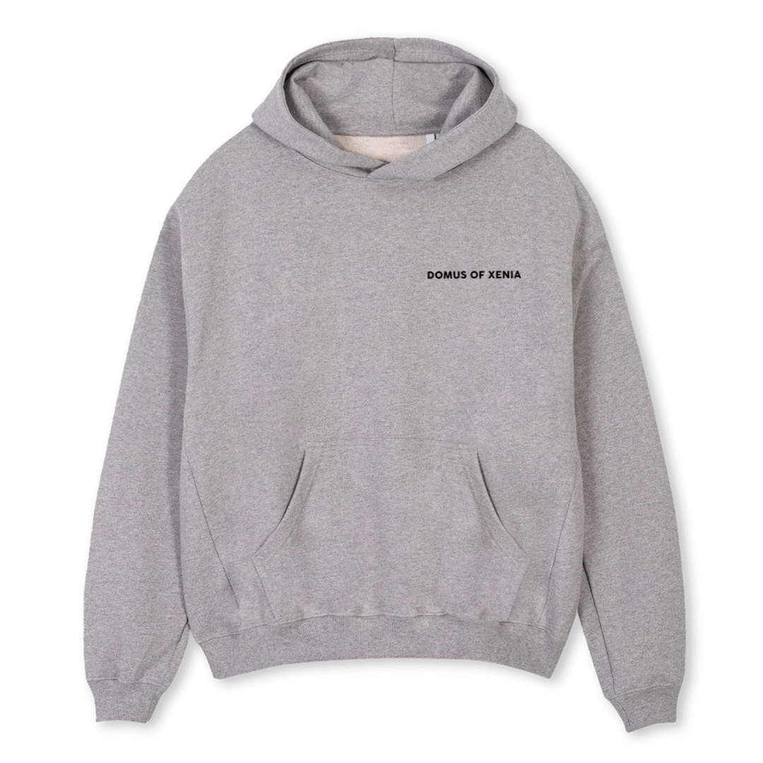 HOODIEZ_GM Grey Marl Oversized Hoodie.