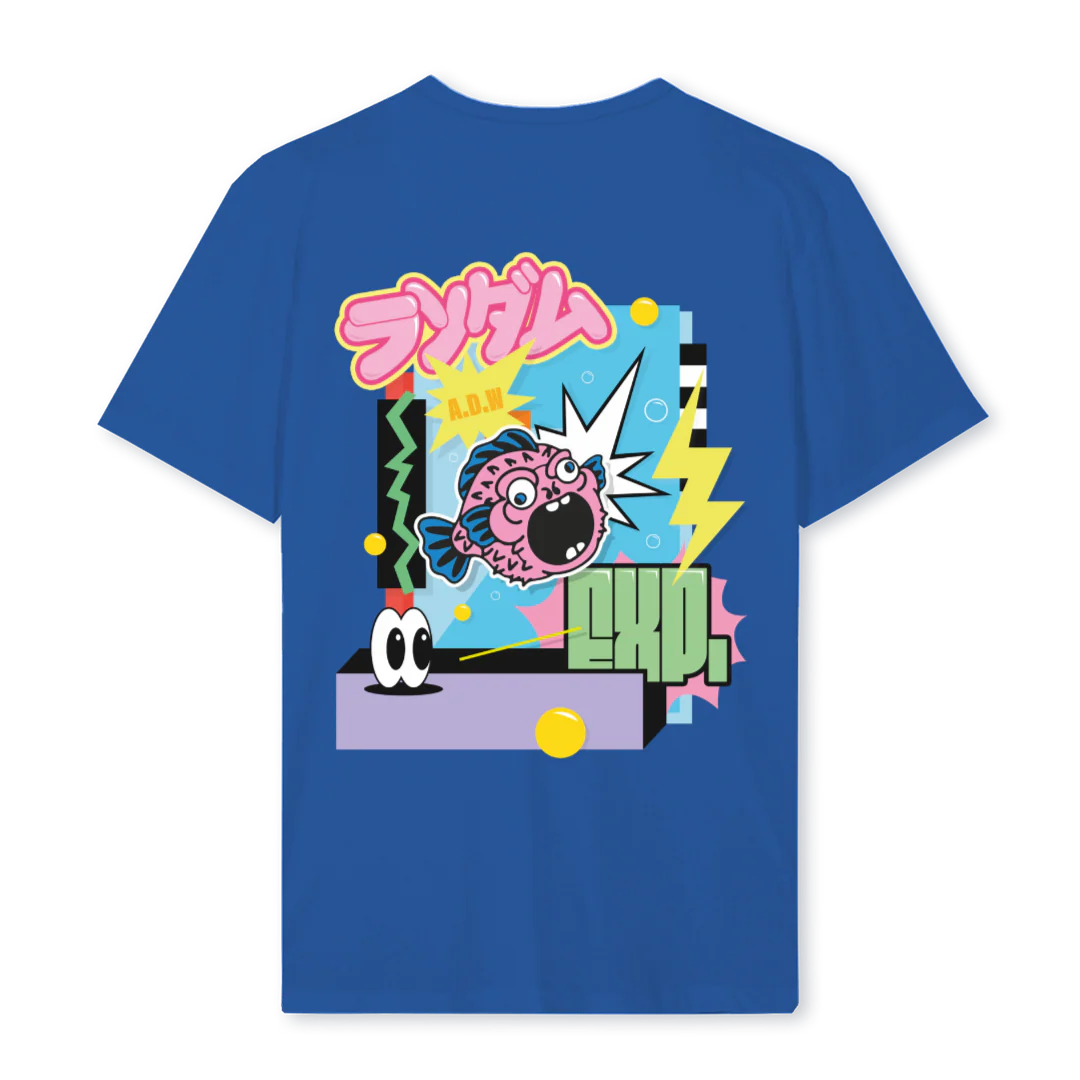 ADWXRNDMFUGU_CB Cobalt Blue Regular Tee. - Image 2