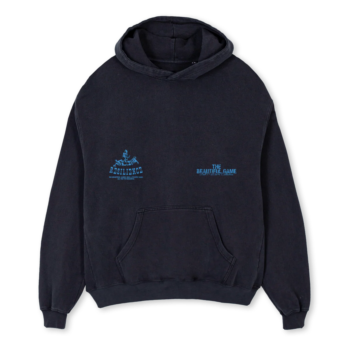AERMANDO Vintage Black Oversized Hoodie.