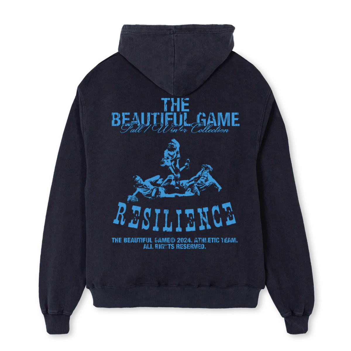 AERMANDO Vintage Black Oversized Hoodie. - Image 2
