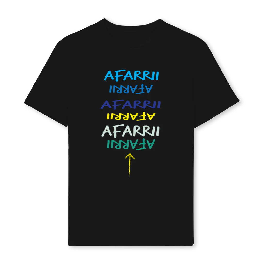 AFM Black Regular Tee.