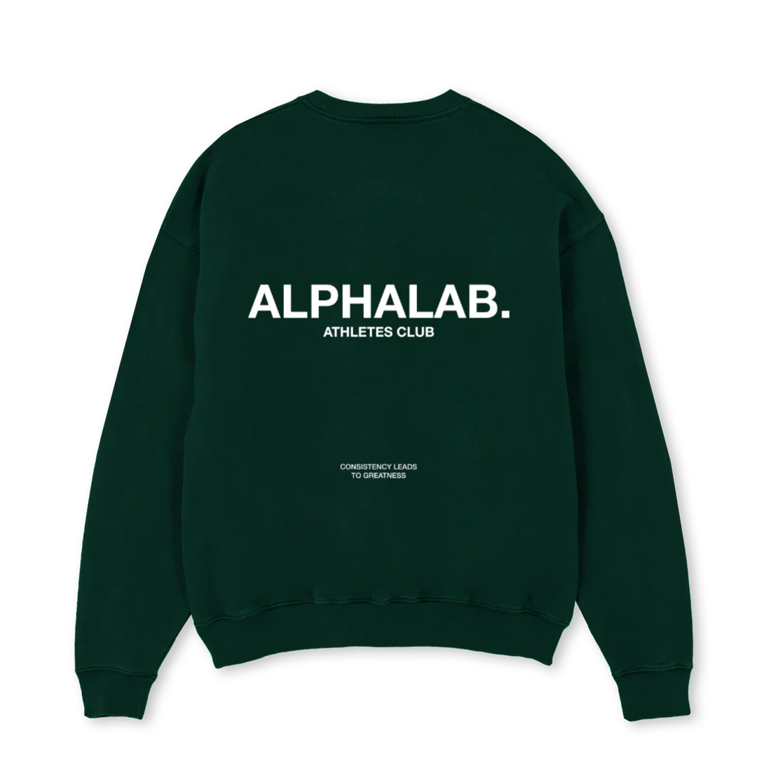ABATHLETESGREEN Wild Green Oversized Crewneck Sweater. - Image 2