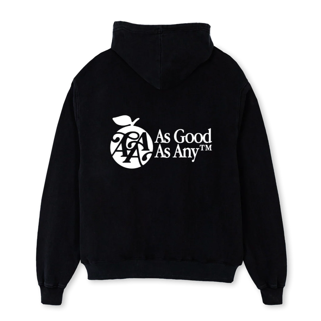 AGAAAPPLE2_B Black Oversized Hoodie. - Image 2