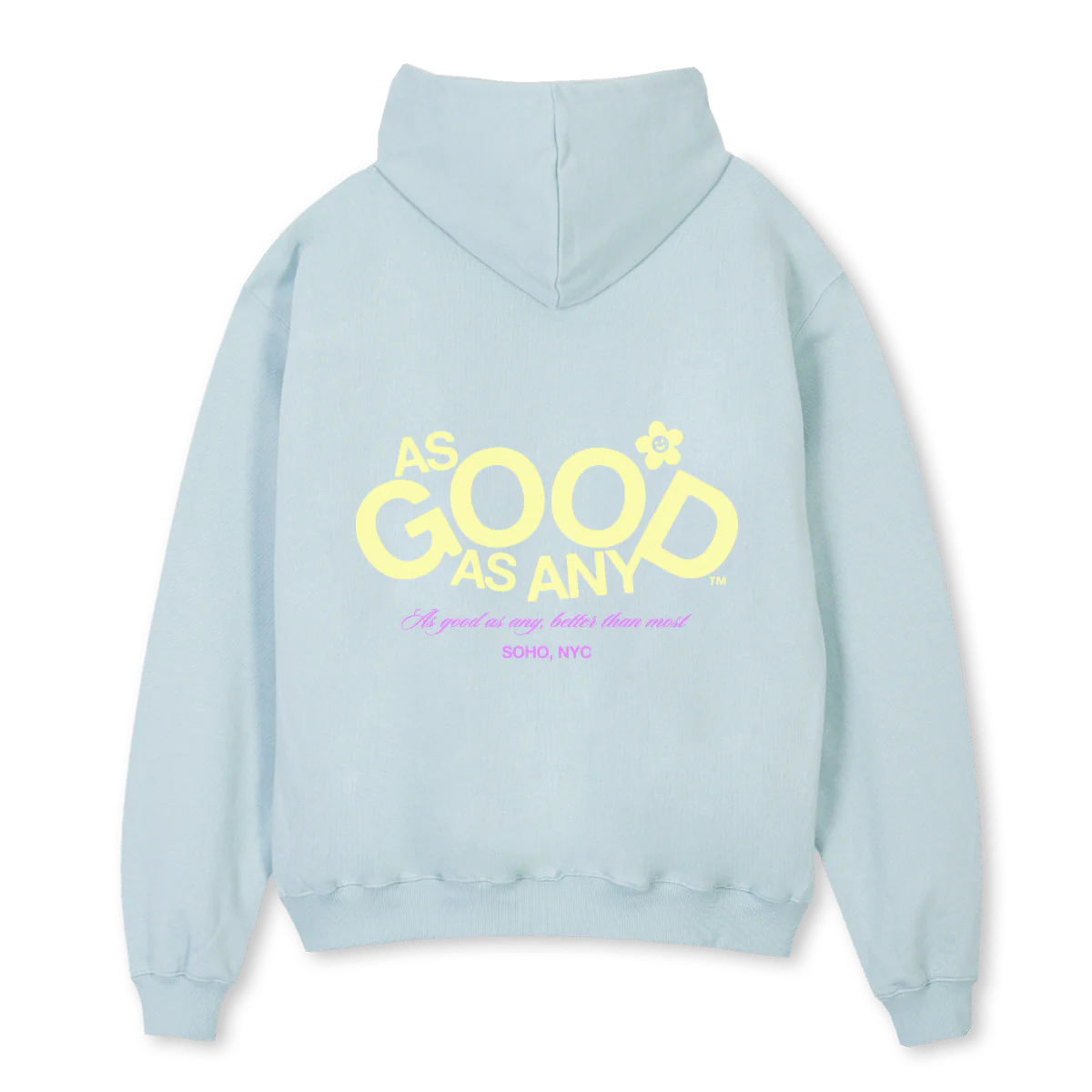 AGAAFLOWER Cold Blue Oversized Hoodie. - Image 2