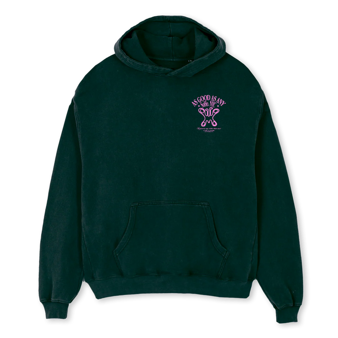 AAGAABUTTERFLYLIMITED_W Wild Green Oversized Hoodie.