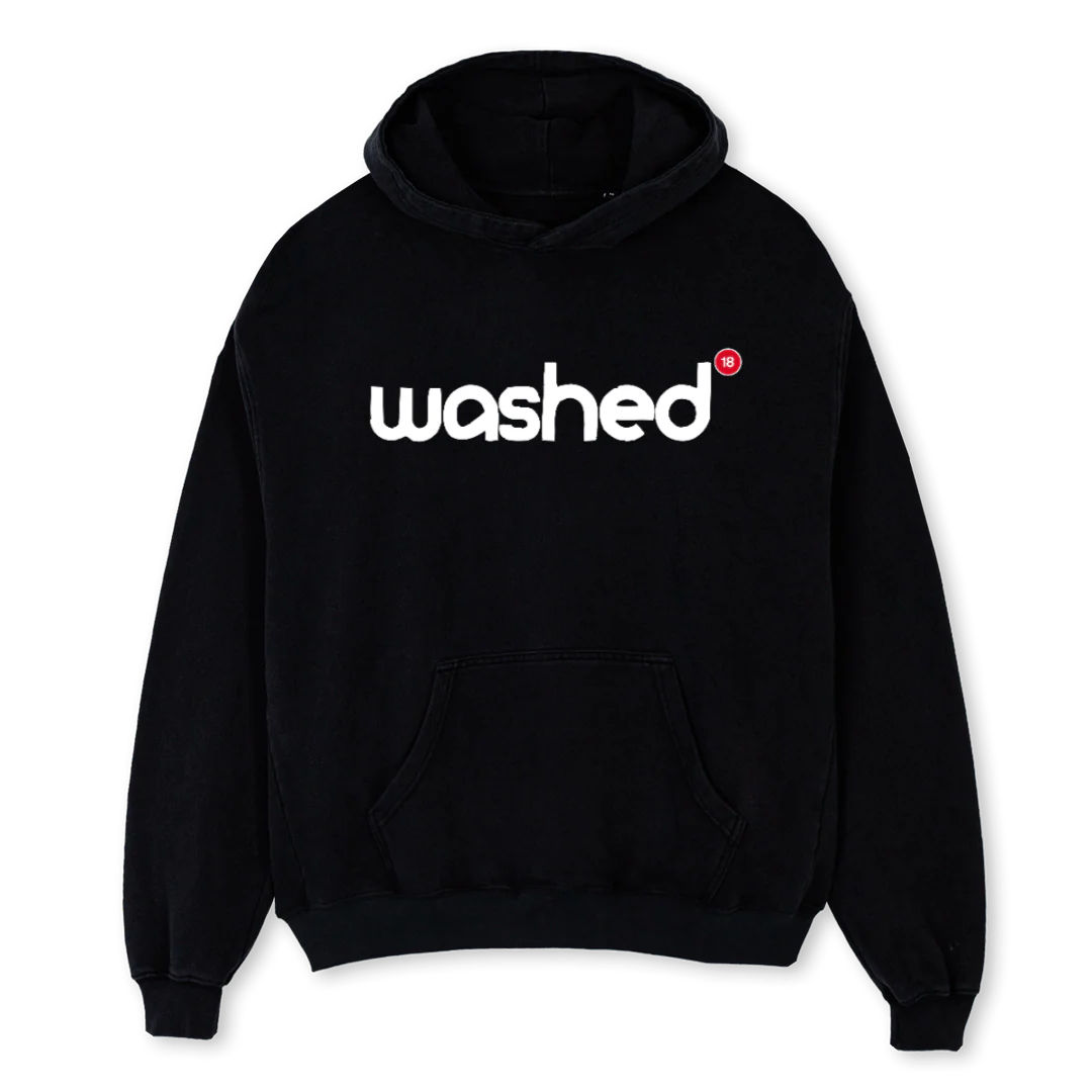 AGEHOODIEBLK Black Oversized Hoodie.