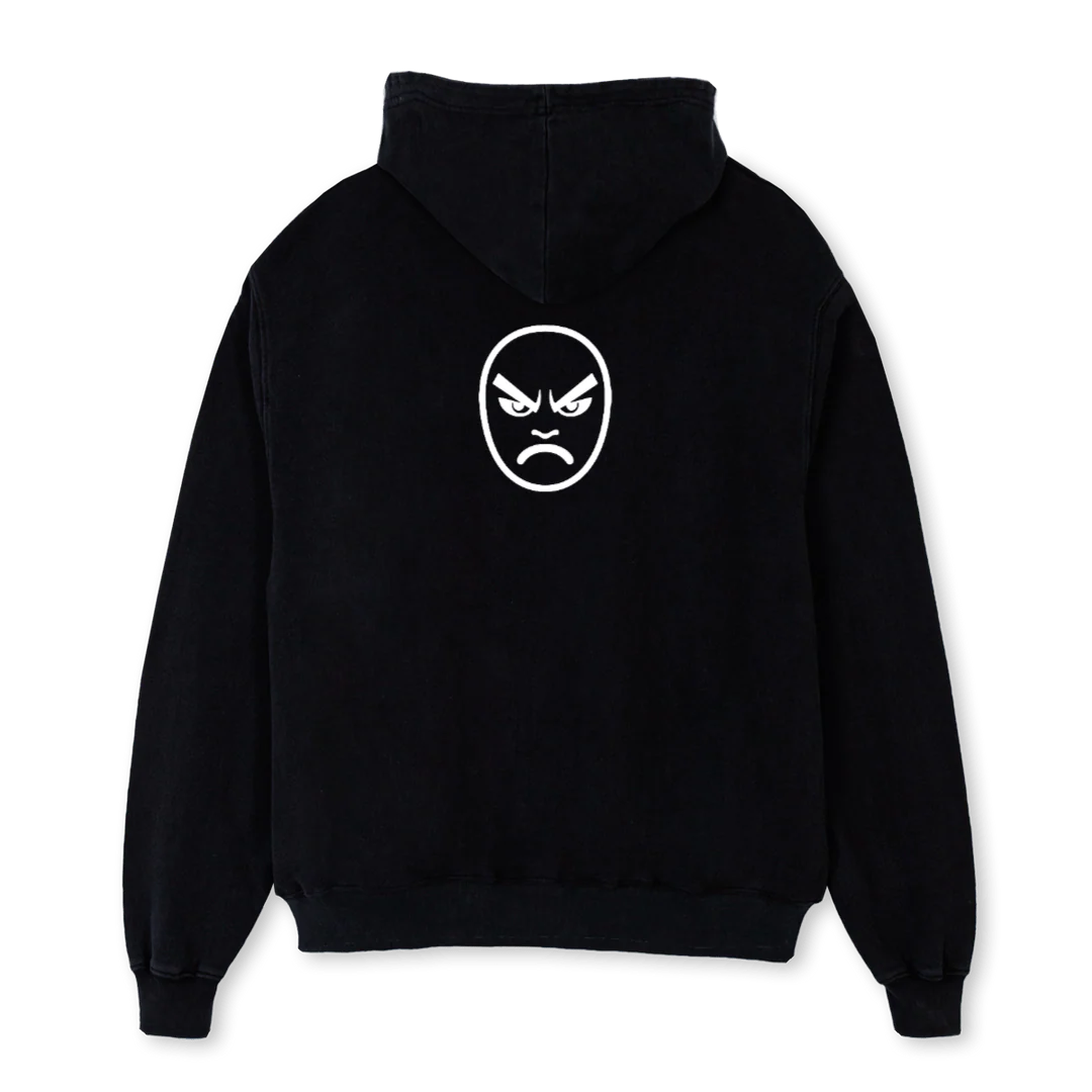 AGJPBLACKDBL Black Oversized Hoodie. - Image 2