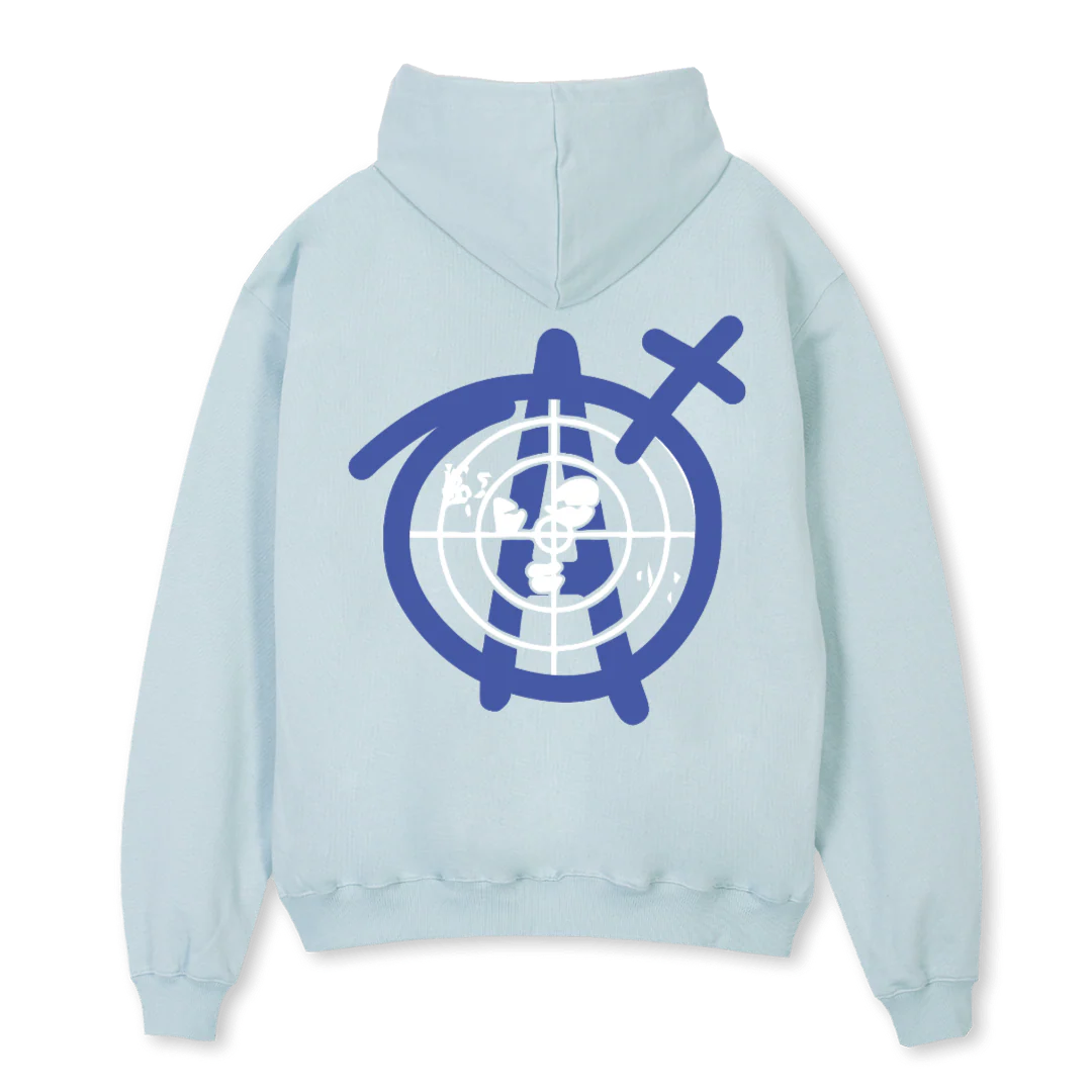 AGNOSTICXSORT COLDH Cold Blue Oversized Hoodie. - Image 2