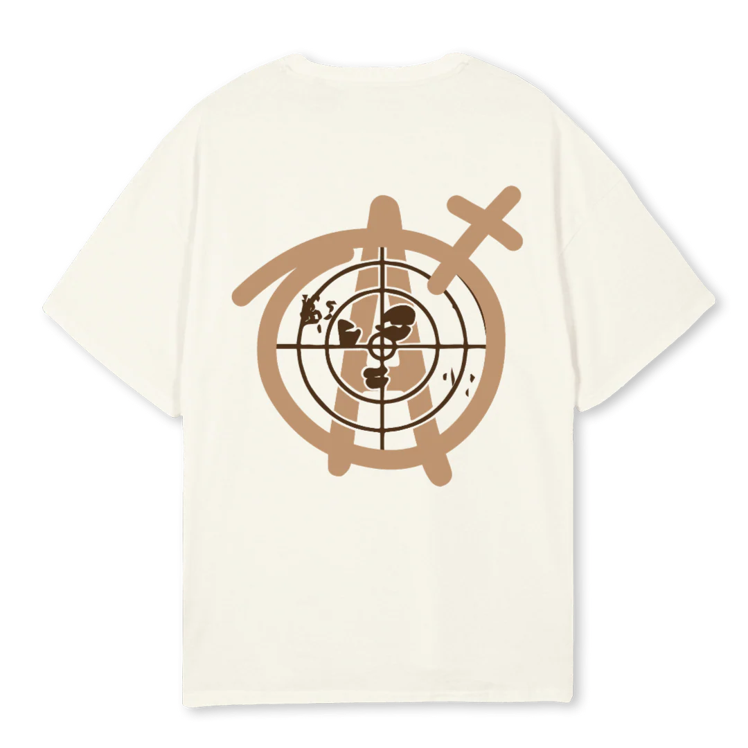 AGNOSTICXSORT CREAMT Cream Oversized Tee. - Image 2