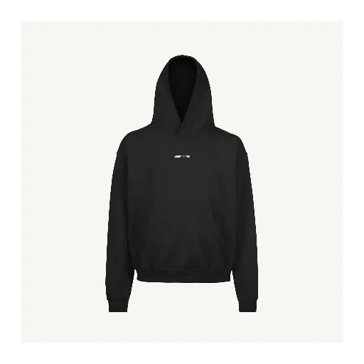 AGONYHOOD 01 Black Oversized Hoodie.