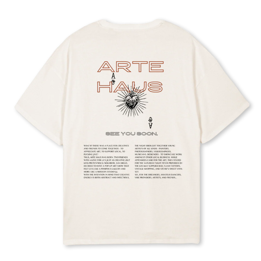 AH Vintage White Oversized Tee. - Image 2