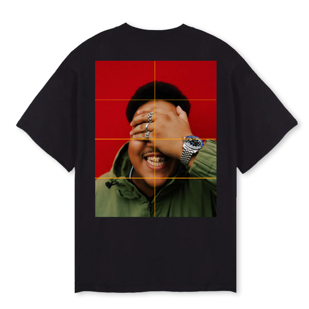 AHOK Black Oversized Tee. - Image 2