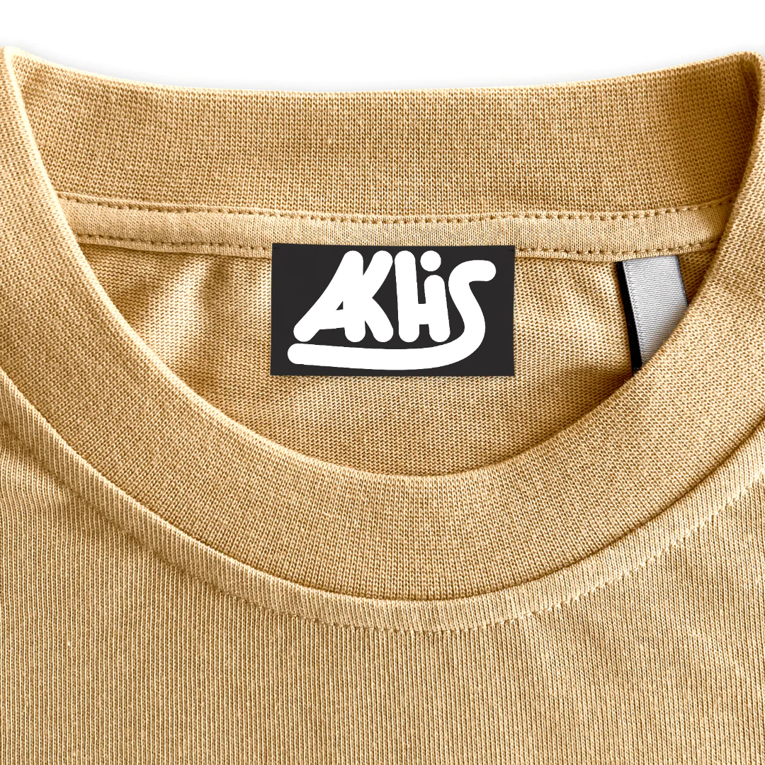 AKHISLOGO Custom Neck Label.
