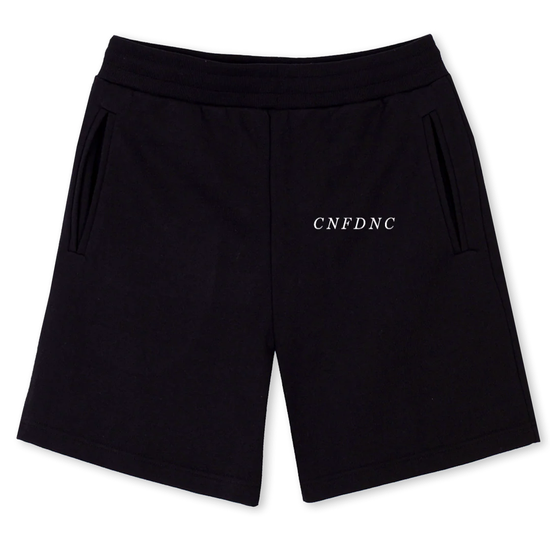 ALALLALAL Black Sweatshorts.