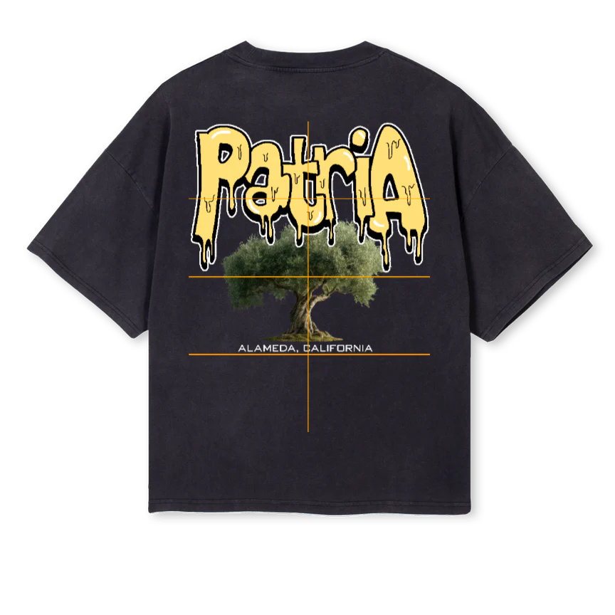 ALAMEDAOLIVETREE_2 Vintage Black Oversized Boxy Tee. - Image 2