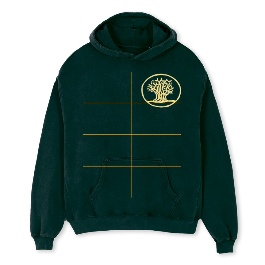 ALAMEDAOLIVETREE_1 Wild Green Oversized Hoodie.
