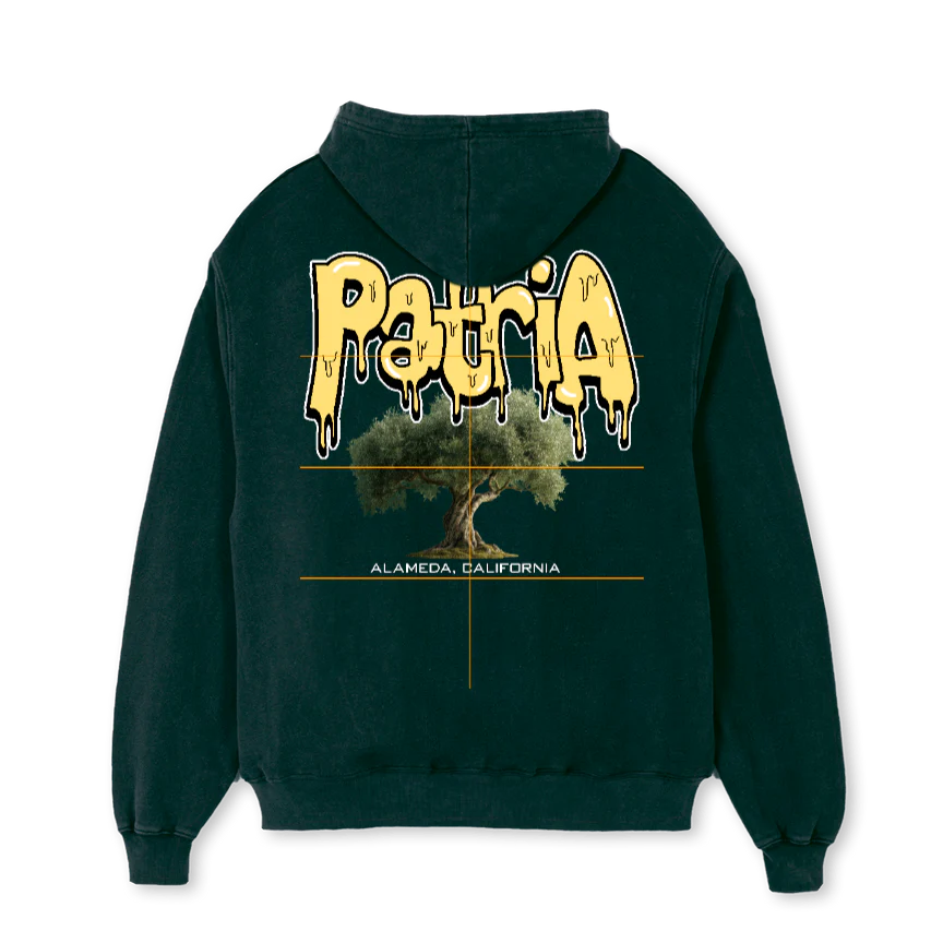 ALAMEDAOLIVETREE_1 Wild Green Oversized Hoodie. - Image 2