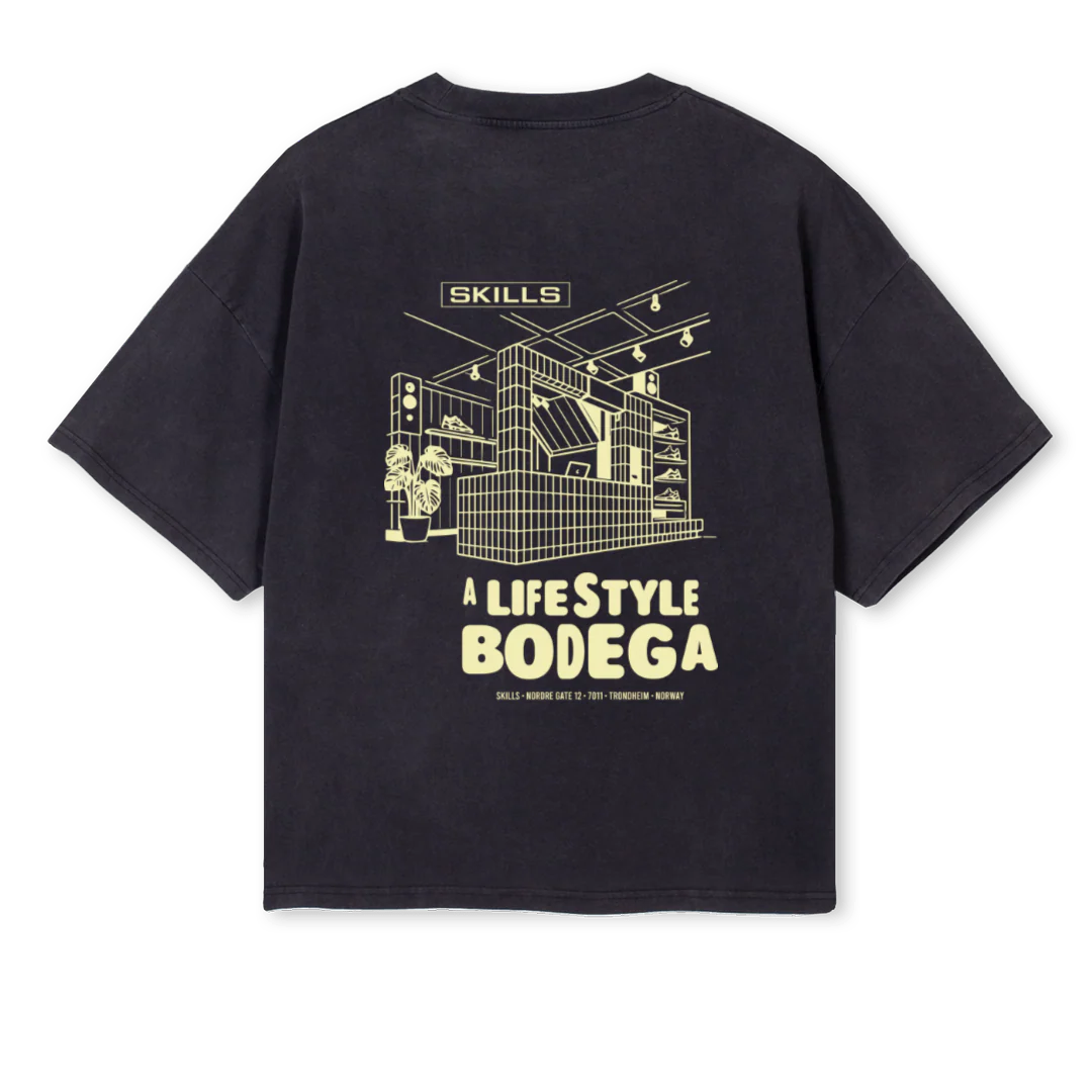 ALBCROPPEDBVW Vintage Black Oversized Boxy Tee. - Image 2