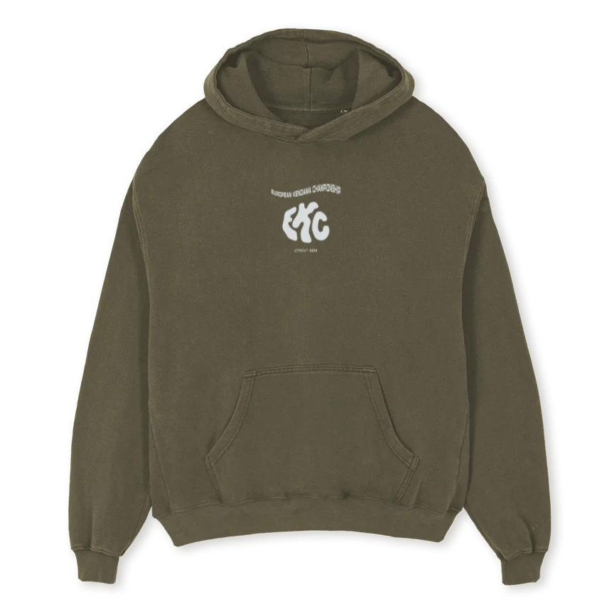 EKCTEEFINAL_VOH Vintage Olive Oversized Hoodie