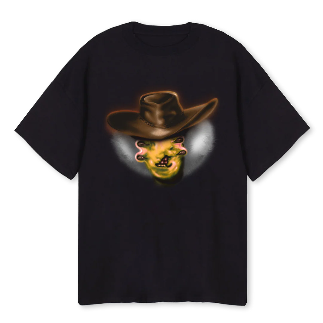 ALIENCBS Black Oversized Tee.