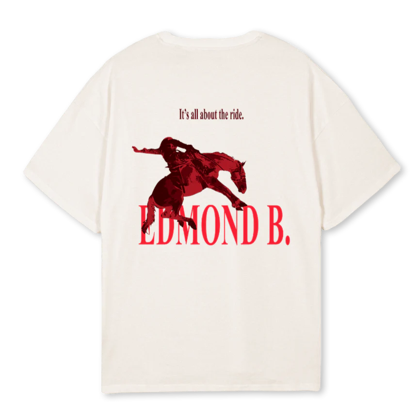 ALLABOUTTHERIDEEE Vintage White Oversized Tee. - Image 2