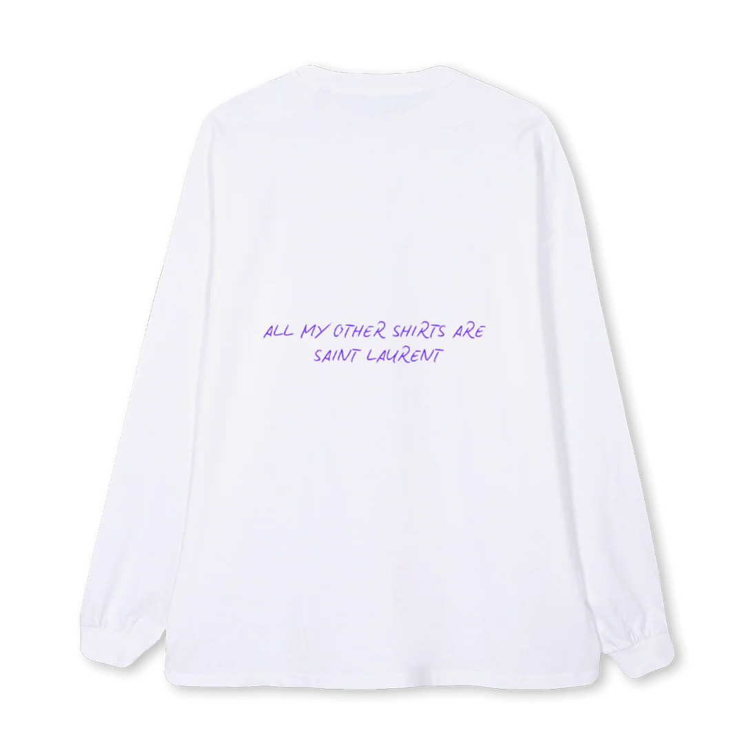 ALLMYOTHER White Oversized LS Tee. - Image 2