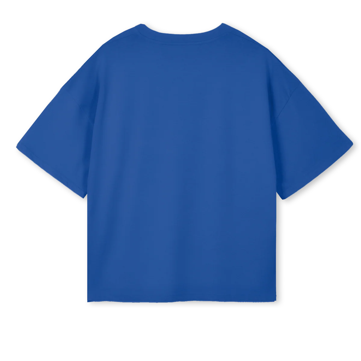 ALMERIATEE Cobalt Blue Oversized Boxy Tee. - Image 2